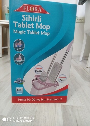  Beden Renk Flora Sihirli Tablet Mop