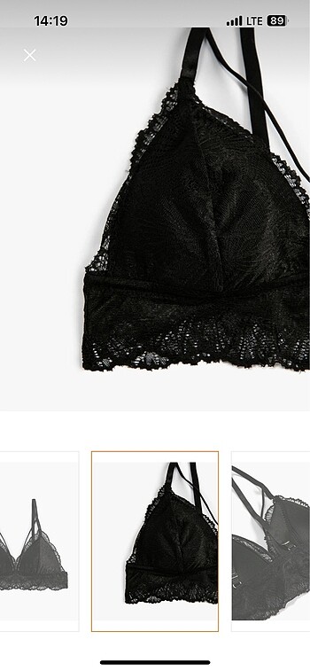 Koton Koton siyah bralet