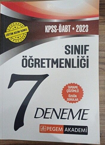 Pegem Sınıf Öğretmenliği ÖABT Deneme