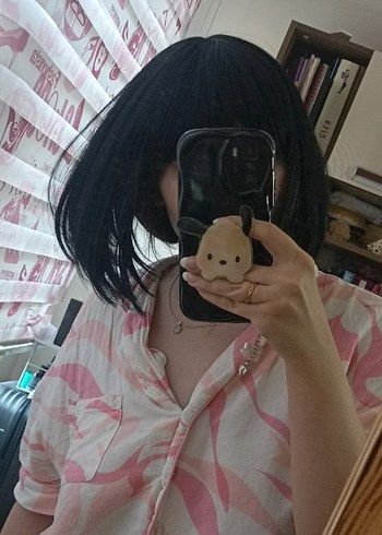 Diğer Siyah Cosplay Peruk