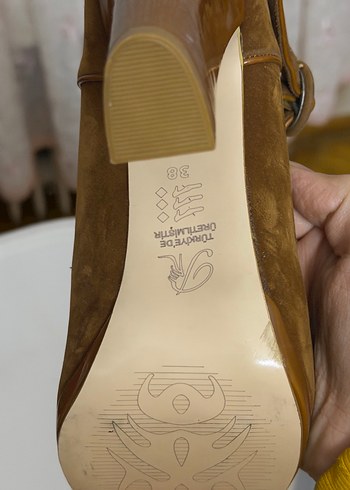 Kahve Süet Lolita Ayakkabı - Görsel 5