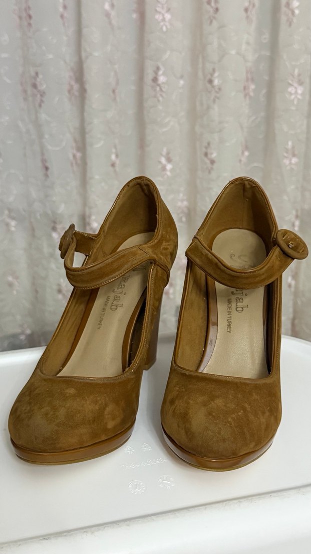 Kahve Süet Lolita Ayakkabı - Görsel 2