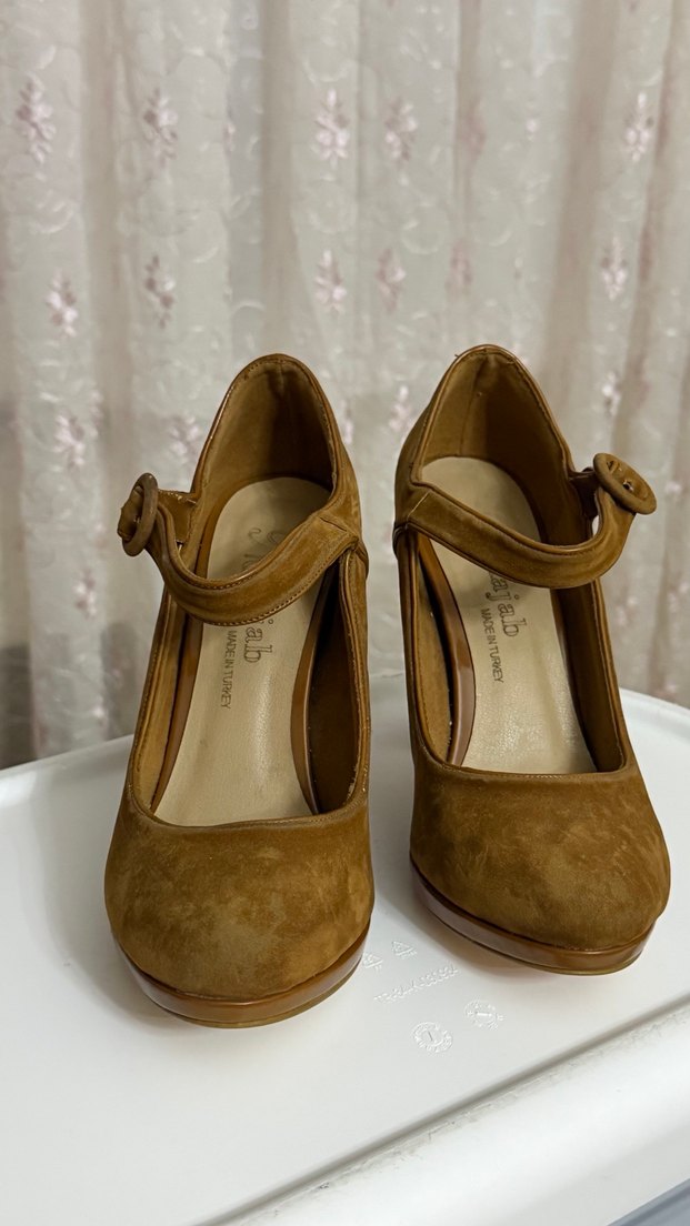 Kahve Süet Lolita Ayakkabı - Görsel 3