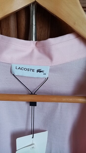 46 Beden Etiketli Lacoste gömlek