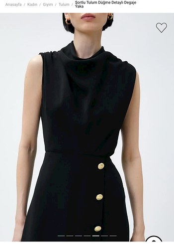 Siyah Kolsuz şortlu tulum - Görsel 11