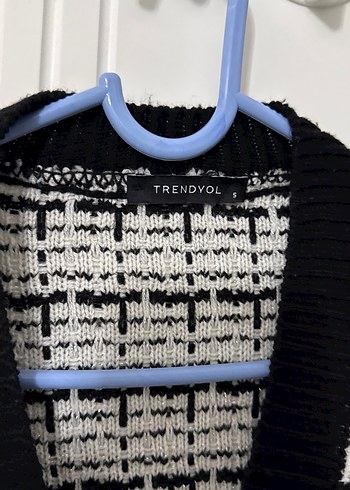 Gri Midi Örgü Kadın Hırka - Görsel 3