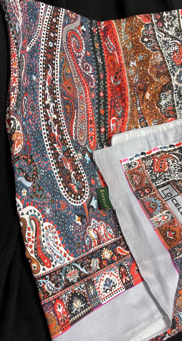 Bohem Çok Renkli Kadın Şal Fermuarlı - Görsel 2