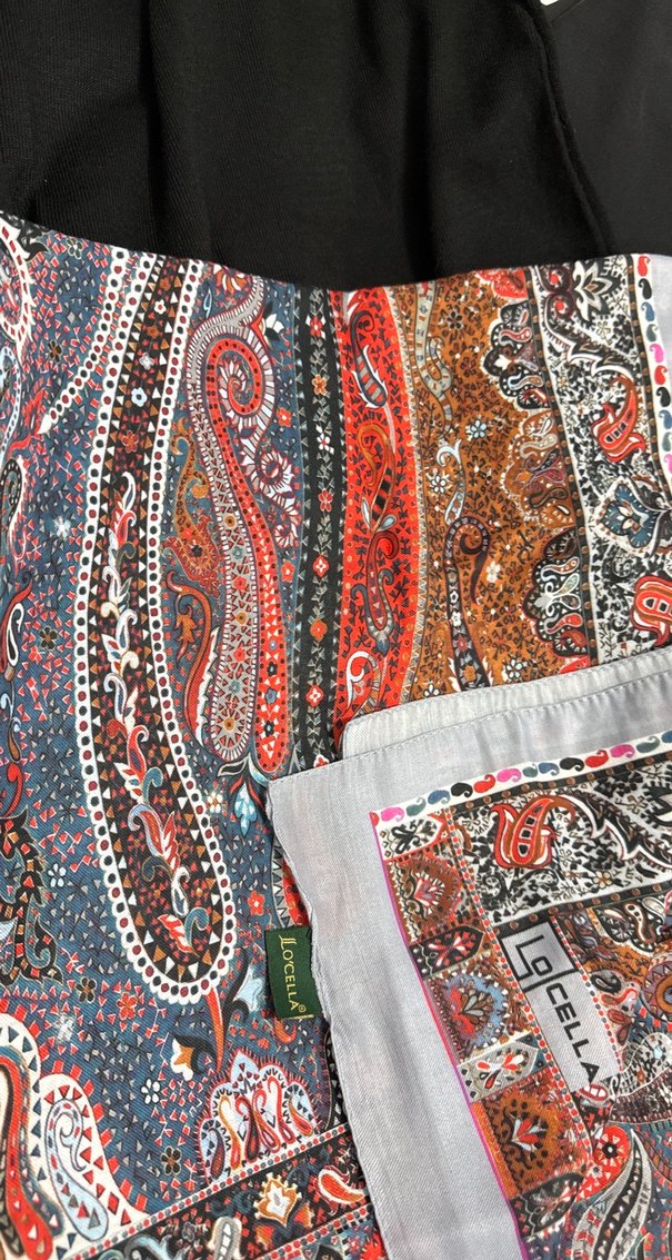 Bohem Çok Renkli Kadın Şal Fermuarlı - Görsel 3