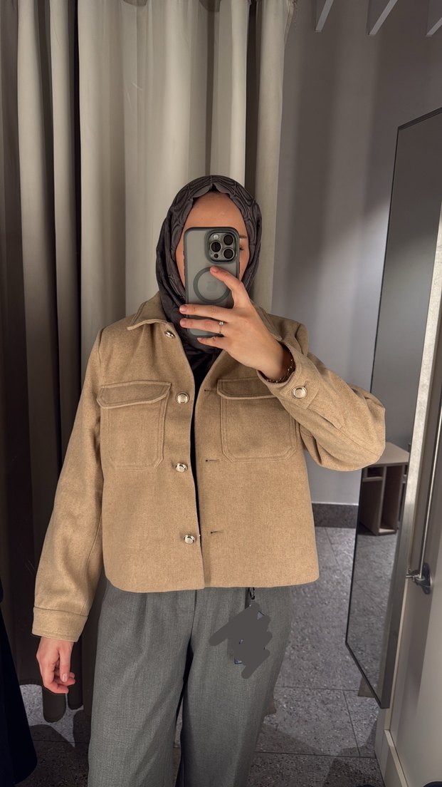 kaşe ceket - Görsel 3