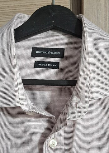 Bej Regular Fit Uzun Kollu Erkek Keten Gömlek - Görsel 4