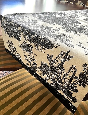 English Home Runner masa örtüsü duck kumaş dekoratif
