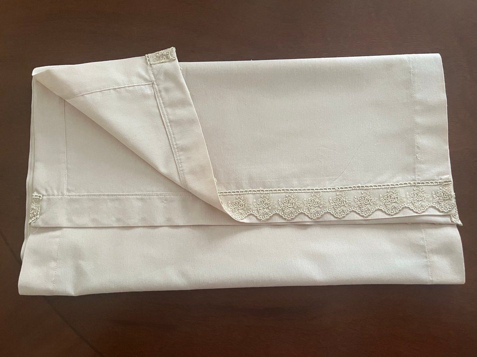 Bohem Tarzı dantelli dekoratif Bej Masa Örtüsü runner - Görsel 3