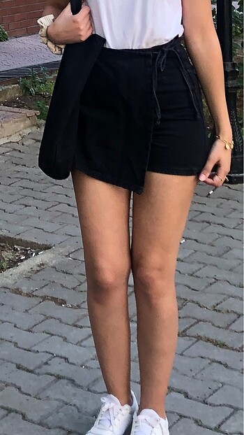 s Beden Denim şort etek