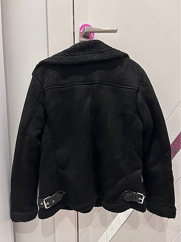 İçi Tüylü Dışı Süet Mont - Görsel 6