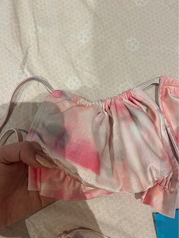 m Beden pembe Renk Pembe Bikini Takımı