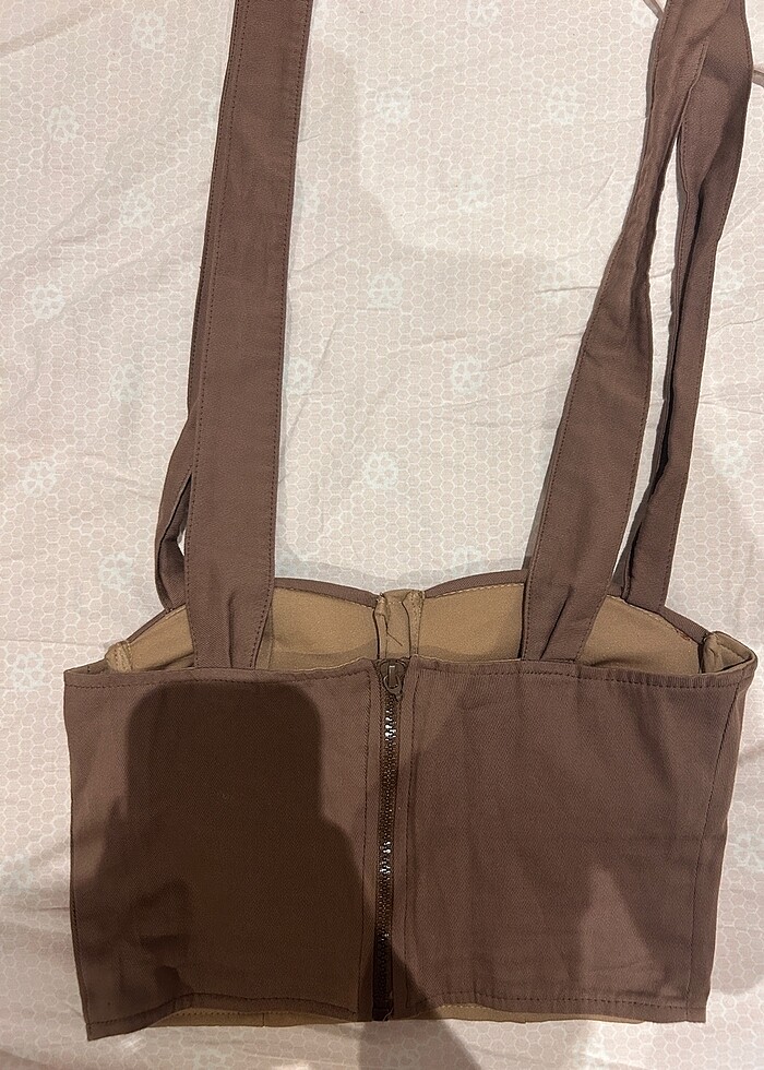 Kahverengi Bluz - Görsel 4