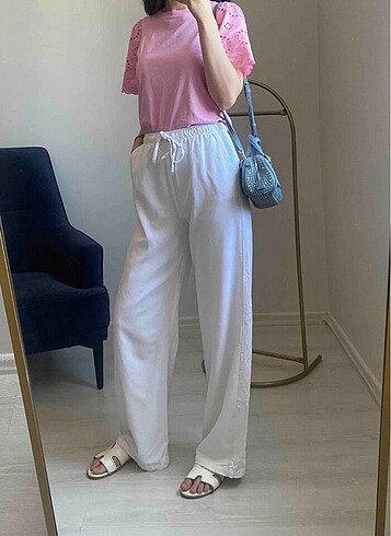 Bershka keten pantolon