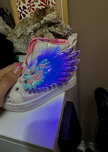 Kız Çocuk Çok Renkli Skechers Spor Ayakkabı - Görsel 4