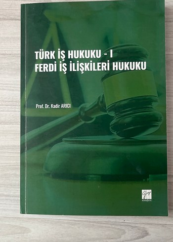 Türk İş Hukuku - I Ferdi İş İlişkileri Kitabı