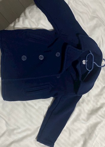 Düğmeli Lacivert Erkek Çocuk Kaban gap - Görsel 6