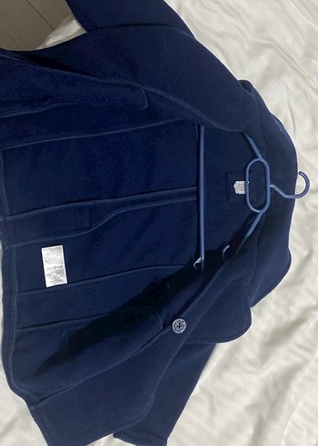 Düğmeli Lacivert Erkek Çocuk Kaban gap - Görsel 2