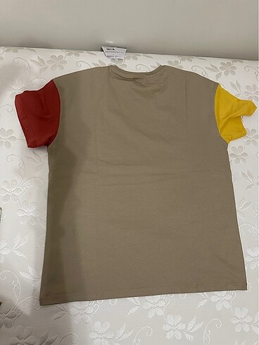 12-13 Yaş Beden haki Renk Polo Çocuk Tshirt