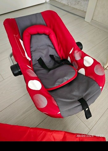 Kırmızı Gri Bebek Oto Koltuğu - Görsel 3