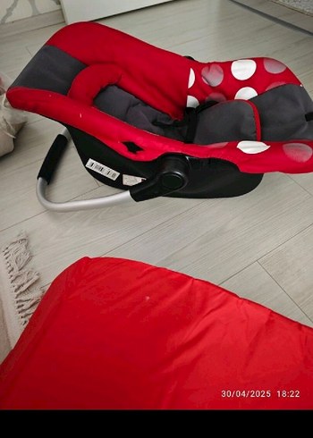Kırmızı Gri Bebek Oto Koltuğu - Görsel 4