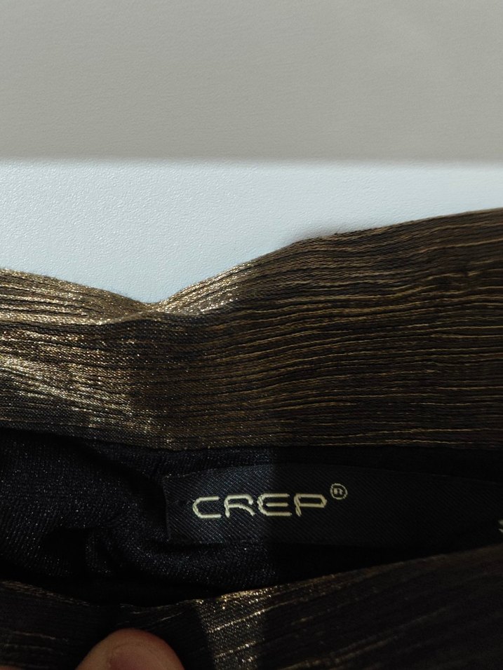 Kadın Kahverengi Pilili Uzun Keten Etek - Görsel 2