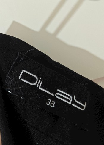 Kadın Siyah Uzun Pilili Keten Etek - Görsel 2