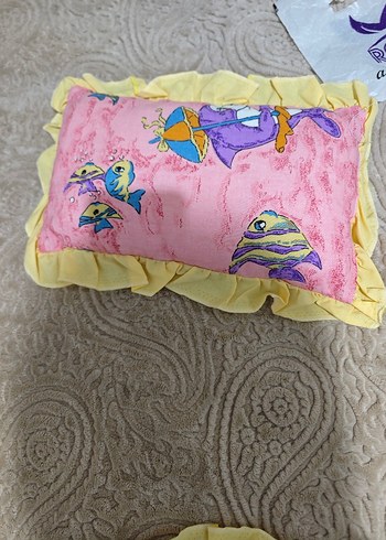 Çocuklar için Renkli Bağlama Desenli Uyku Seti - Görsel 4