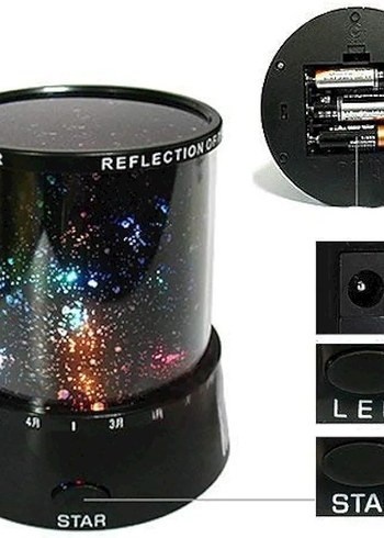 Renkli Yıldız Desenli Projektör - Görsel 6