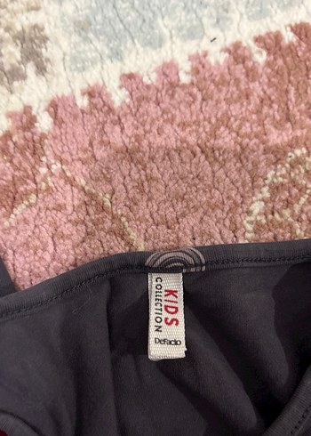 Kız Çocuk Gri Uzun Kollu Triko Tişört - Görsel 2