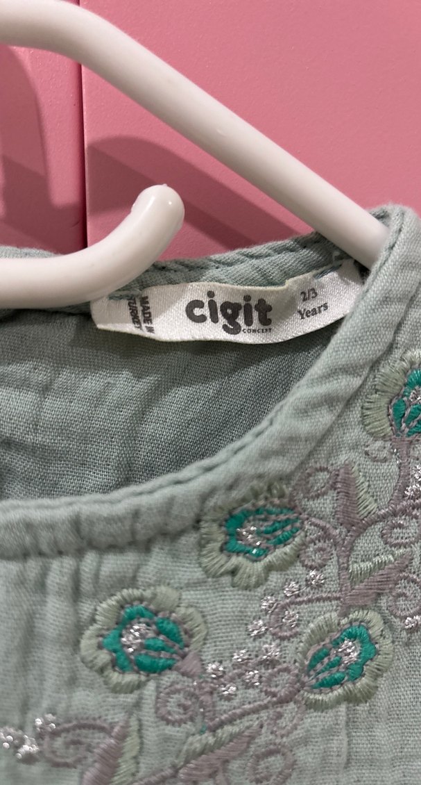 Nakışlı Fırfırlı Bebek Kız Tulum - Görsel 2