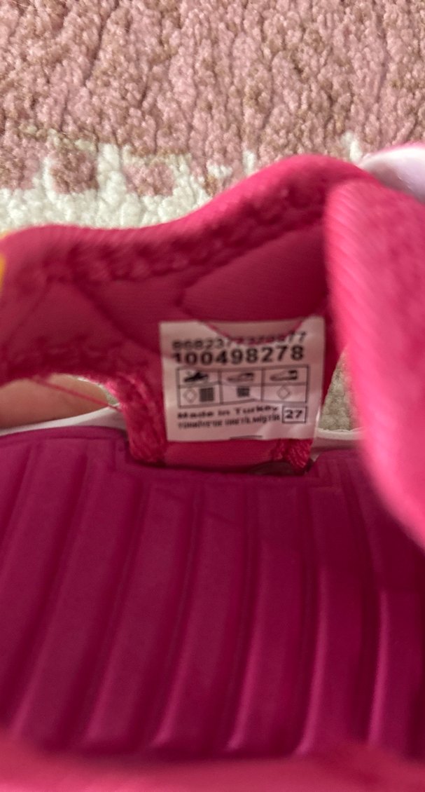 Renkli Bağcıklı Kız Çocuk Sandalet sıfır ürün - Görsel 2