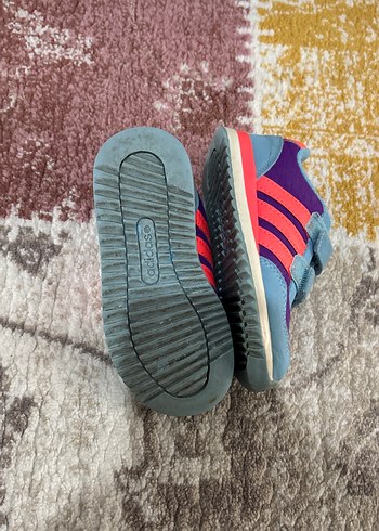 Kız Çocuk Çok Renkli Cırt Cırtlı Spor Ayakkabı - Görsel 5