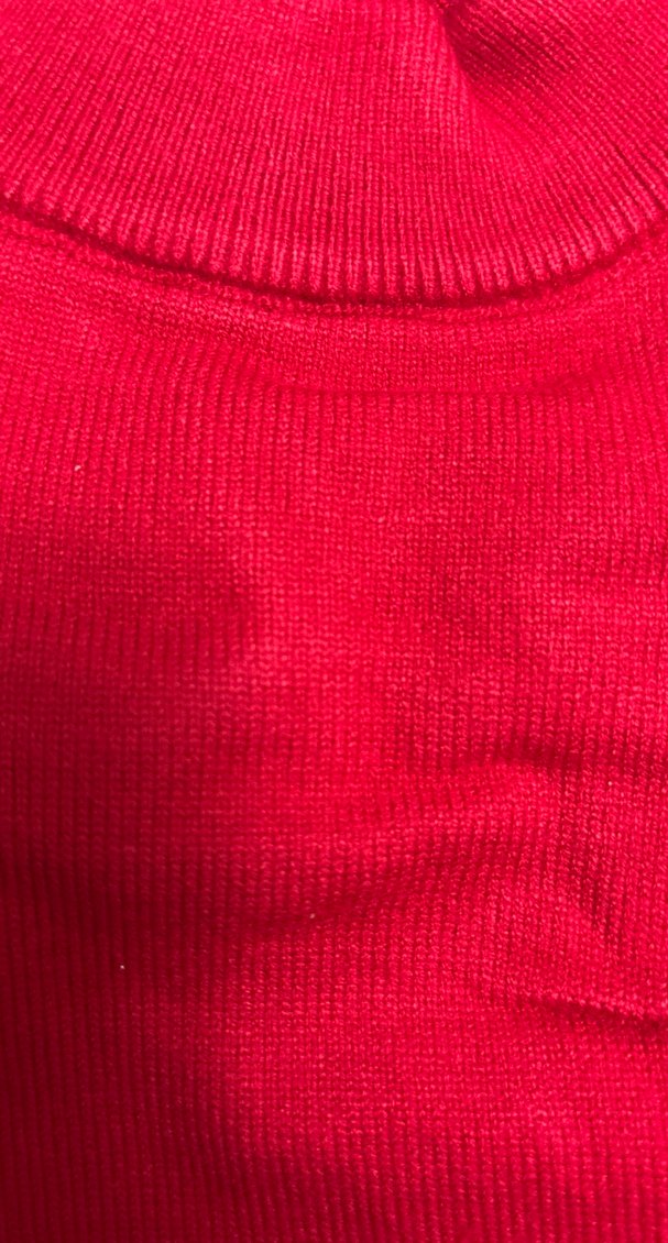 Kırmızı Örgü Köpek Kazağı - Görsel 5