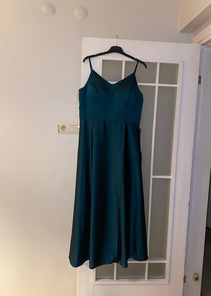 Saten elbise - Görsel 3