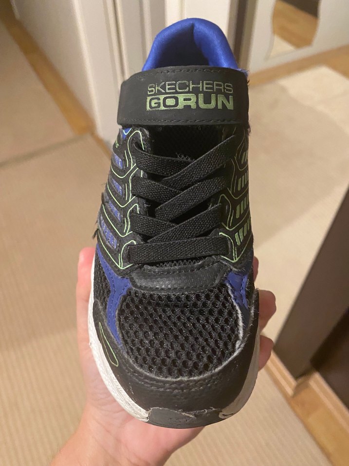 Erkek Çocuk Mavi Bağcıklı Spor Ayakkabı - Görsel 3