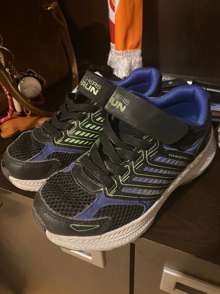 Erkek Çocuk Mavi Bağcıklı Spor Ayakkabı - Görsel 4