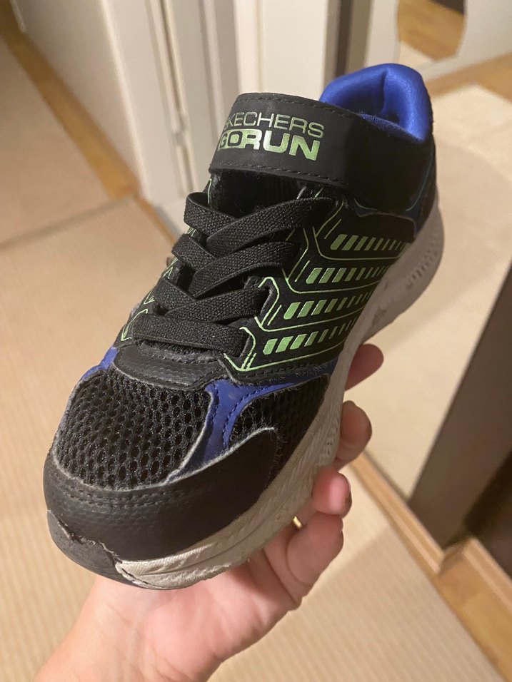 Erkek Çocuk Mavi Bağcıklı Spor Ayakkabı - Görsel 2