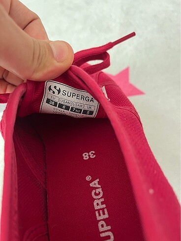 38 Beden kırmızı Renk Superga