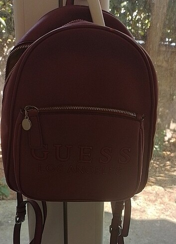  Beden bordo Renk Guess Loş Angeles sırt çantası 