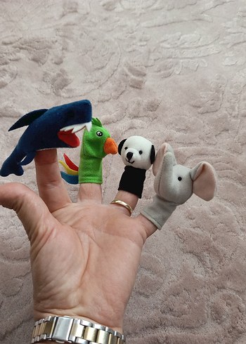 Çok Renkli Parmak Kuklaları Seti - Görsel 3