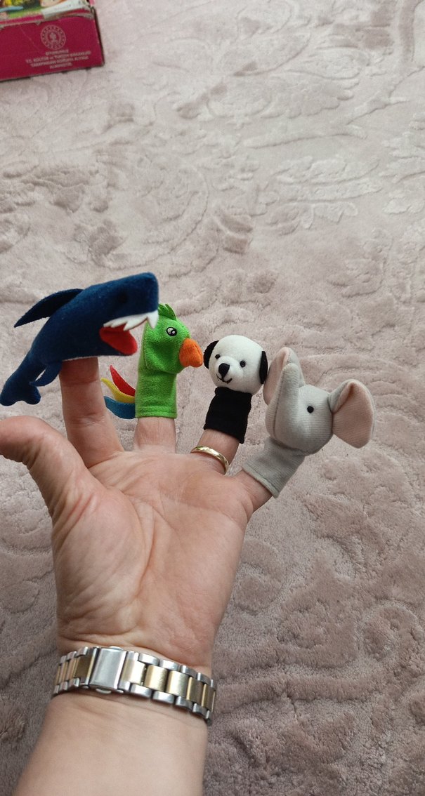 Çok Renkli Parmak Kuklaları Seti - Görsel 3