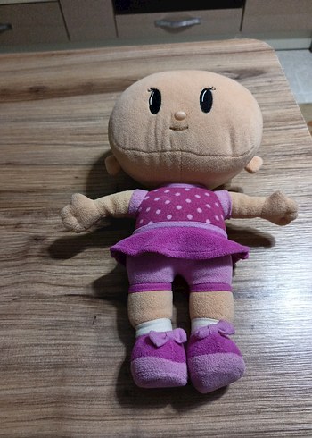 Beden Renk (Bebe)Pembe Puantiyeli Peluş Oyuncak (pepe nin kardeşi bebe)