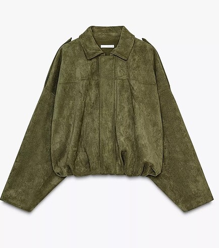 Zara Zara süet etkili bomber ceket