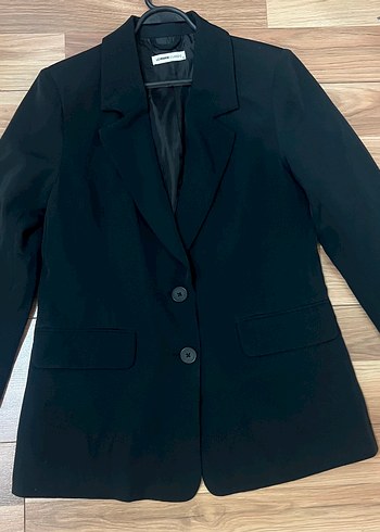LC Waikiki Sikligin Simgesi Siyah Tek Dugmeli Blazer Ceket