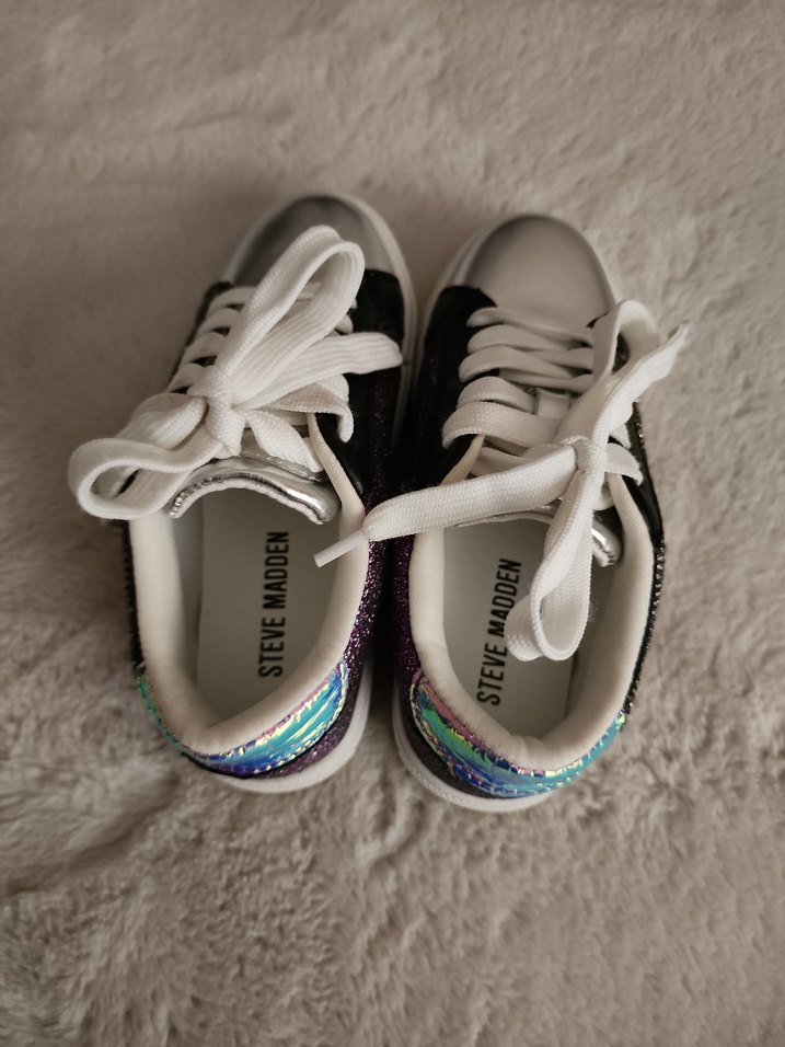 Çok Renkli Payetli Platform Kadın Spor Ayakkabı - Görsel 5