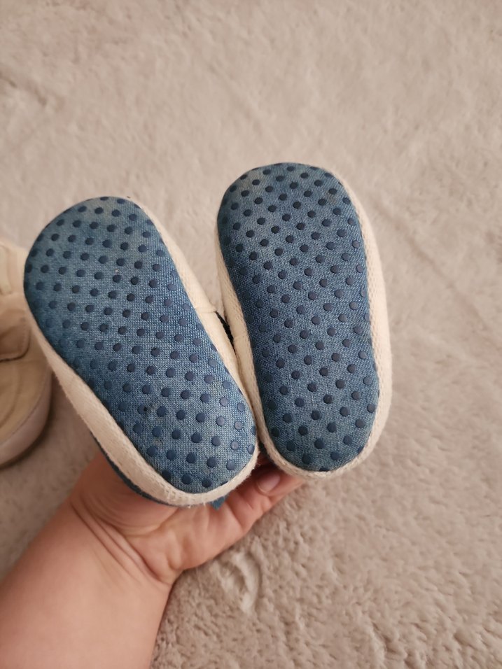 Mavi Erkek Bebek İlk Adım Ayakkabısı - Görsel 4